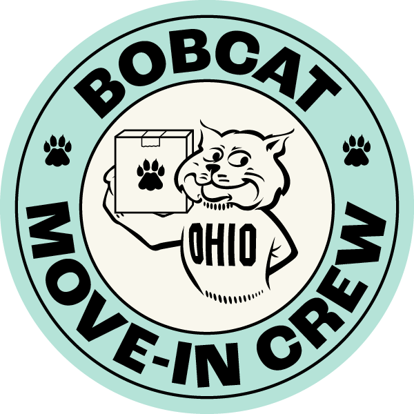 circular design/graphic for Bobcat Move In Crew