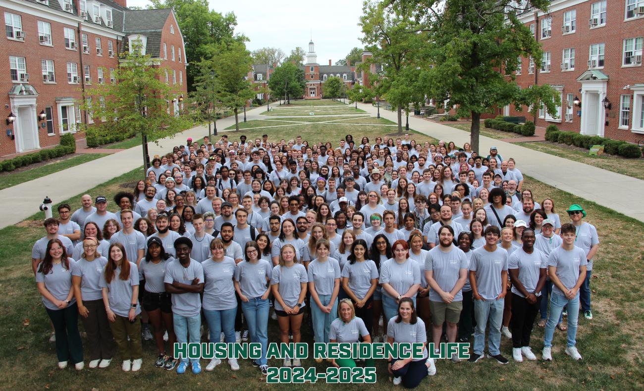 all of Housing staff members for the 2024-25 year on West Green