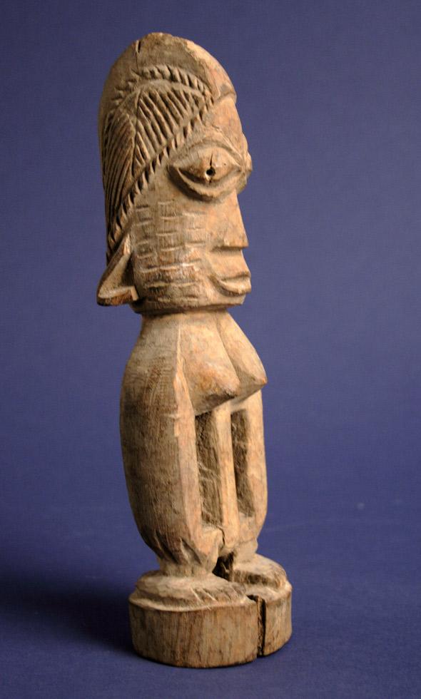 Ibeji figure,  20th c.,  Yoruba, Nigeria,  wood,  10 x 4 x 3in ( 25.4 x 10.2 x 7.6cm),  68.106.B5.