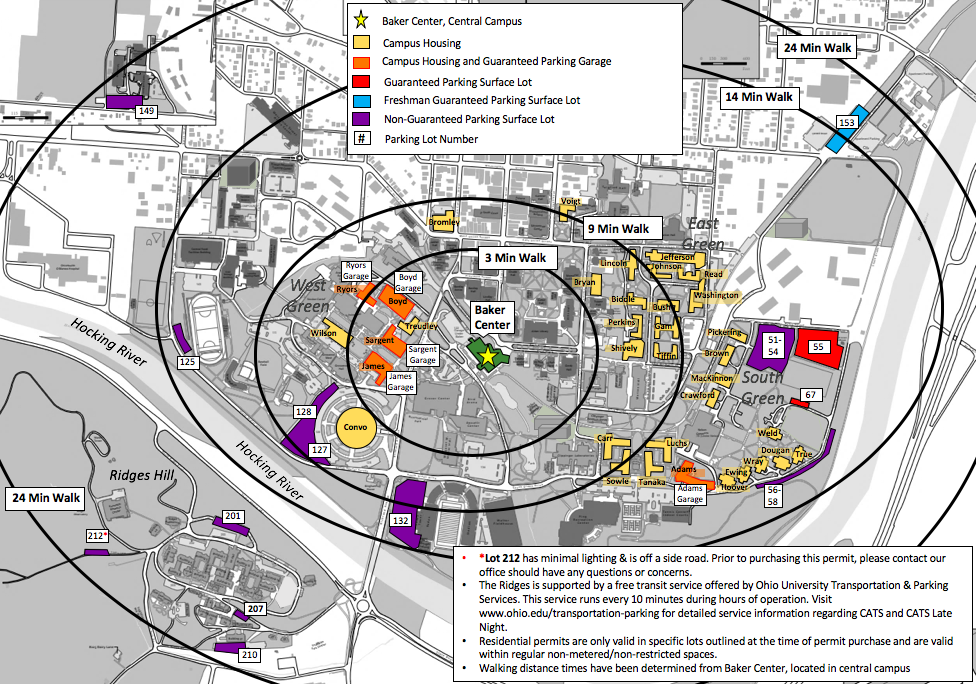 OU Parking Map