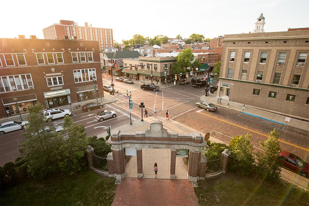 Court Street and Union Street crosswalk