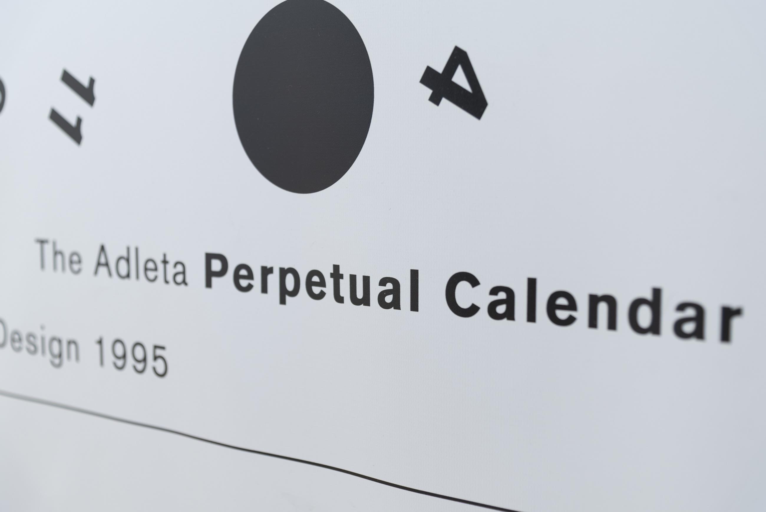 Adleta Perpetual Calendar, Disc One, Side One,  Disc One, Side Two 4