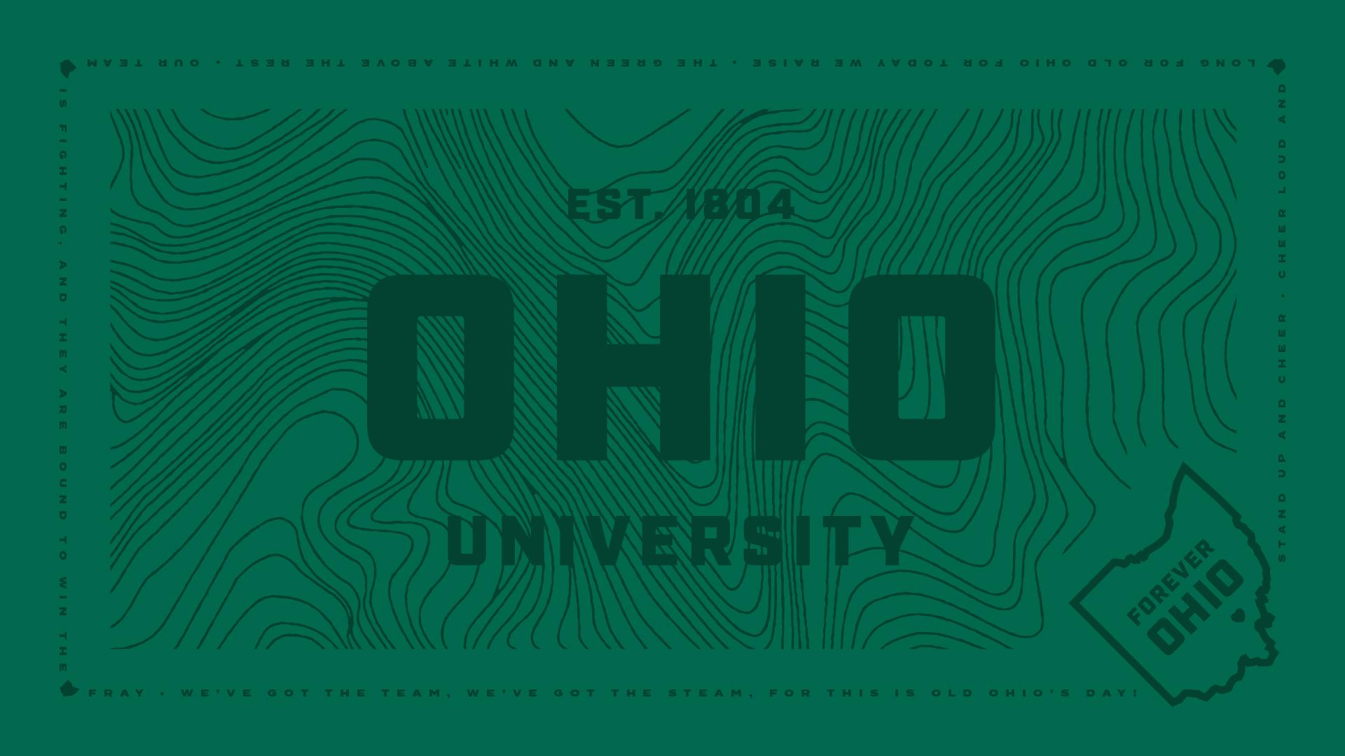 Est. 1804 OHIO UNIVERSITY - Forever OHIO logo