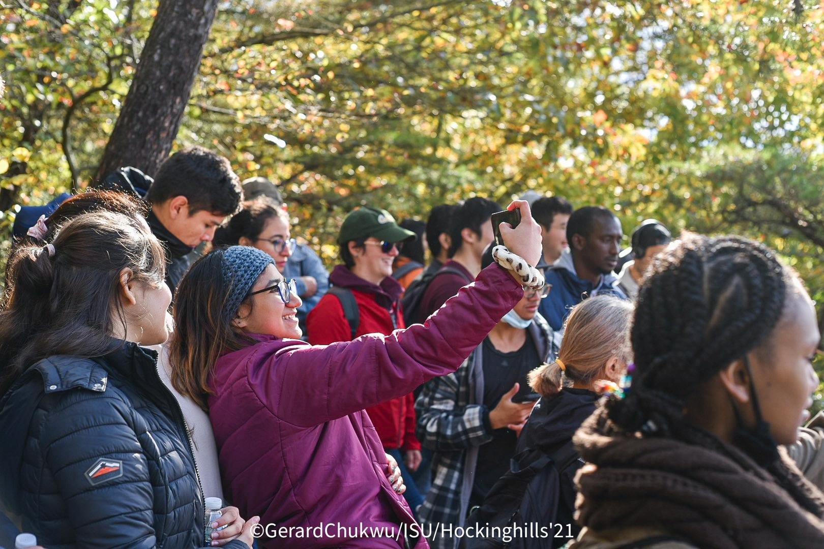 2021 International Student hike to Hocking Hills