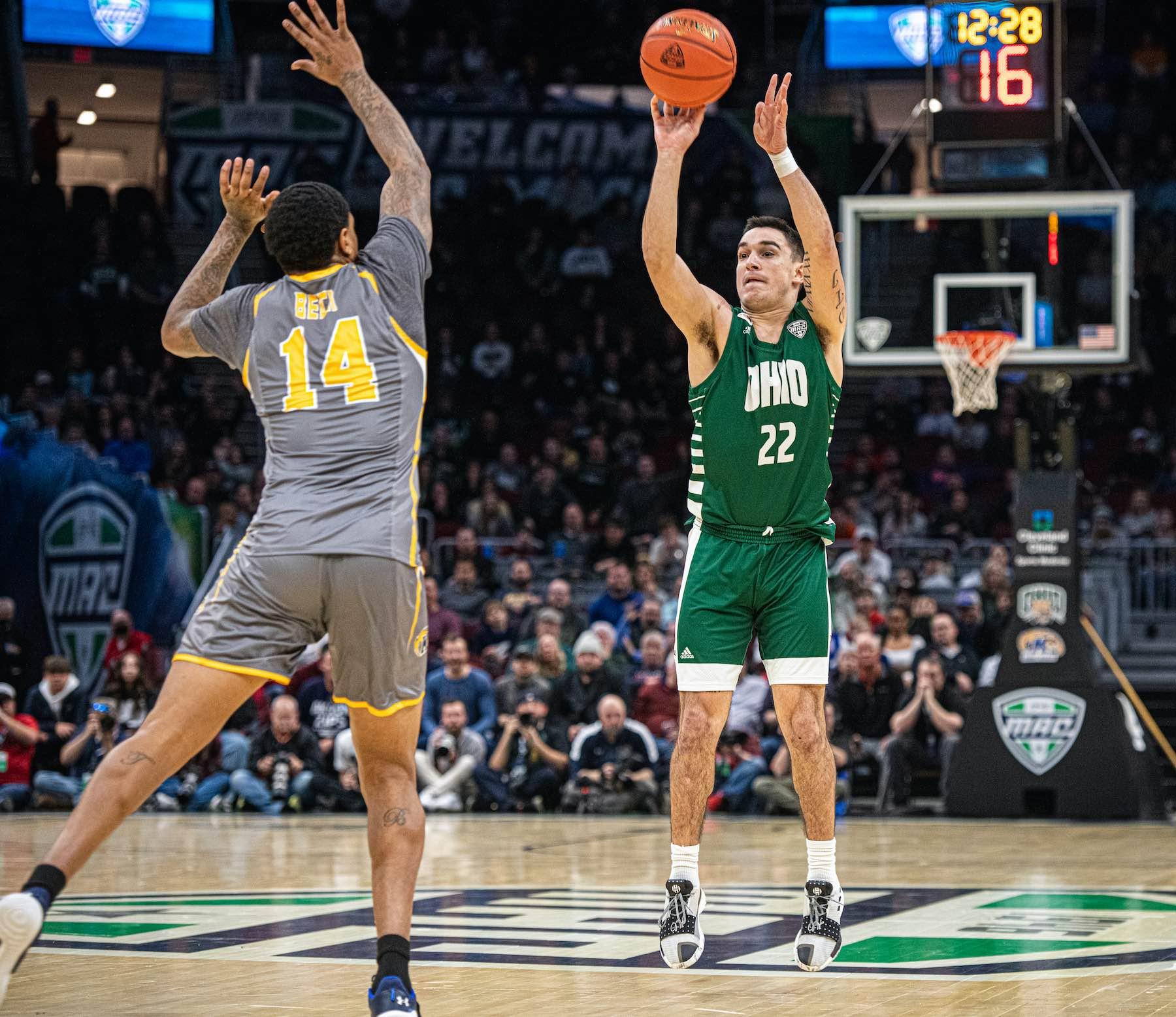 Men's basketball MAC championship game on March 11, 2022.