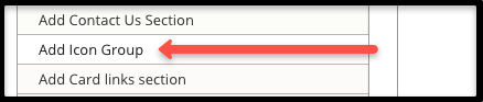 Add Icon Group