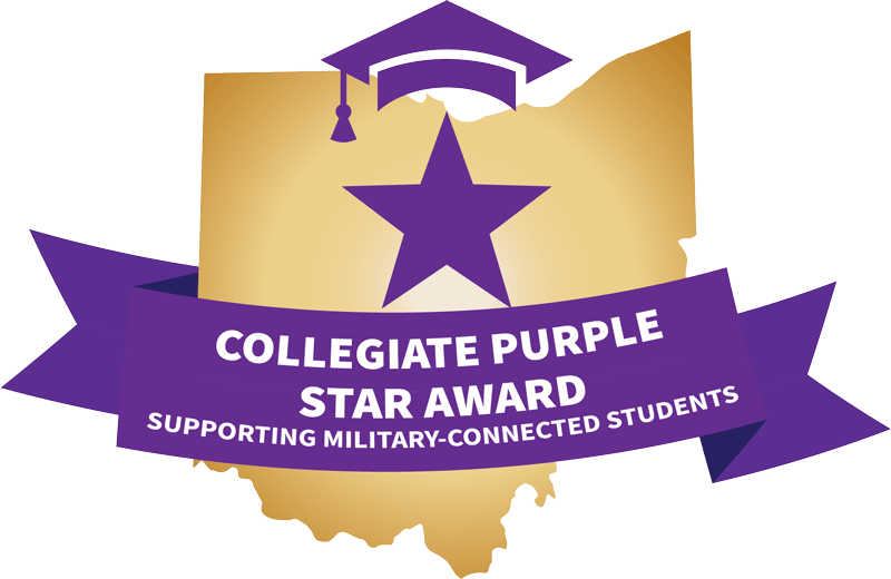 Collegiate Purple Star Badge