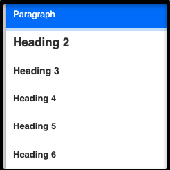 Headings