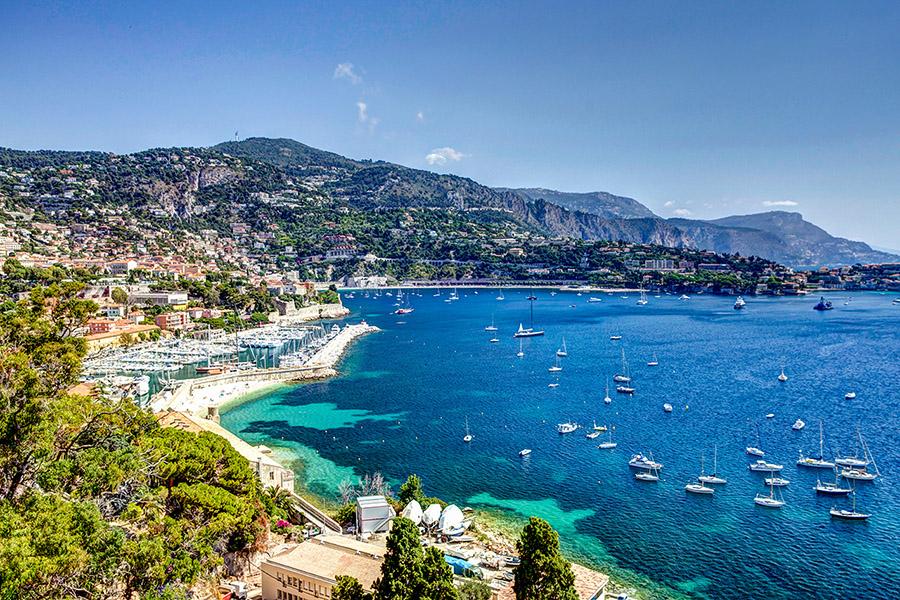 France beach coastline.