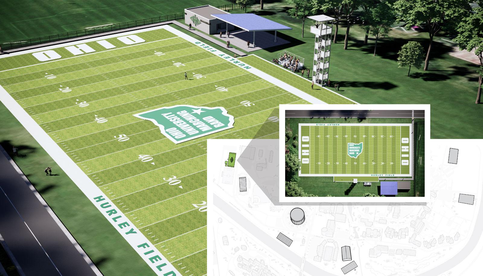 Render of new Marching 110 Band Complex