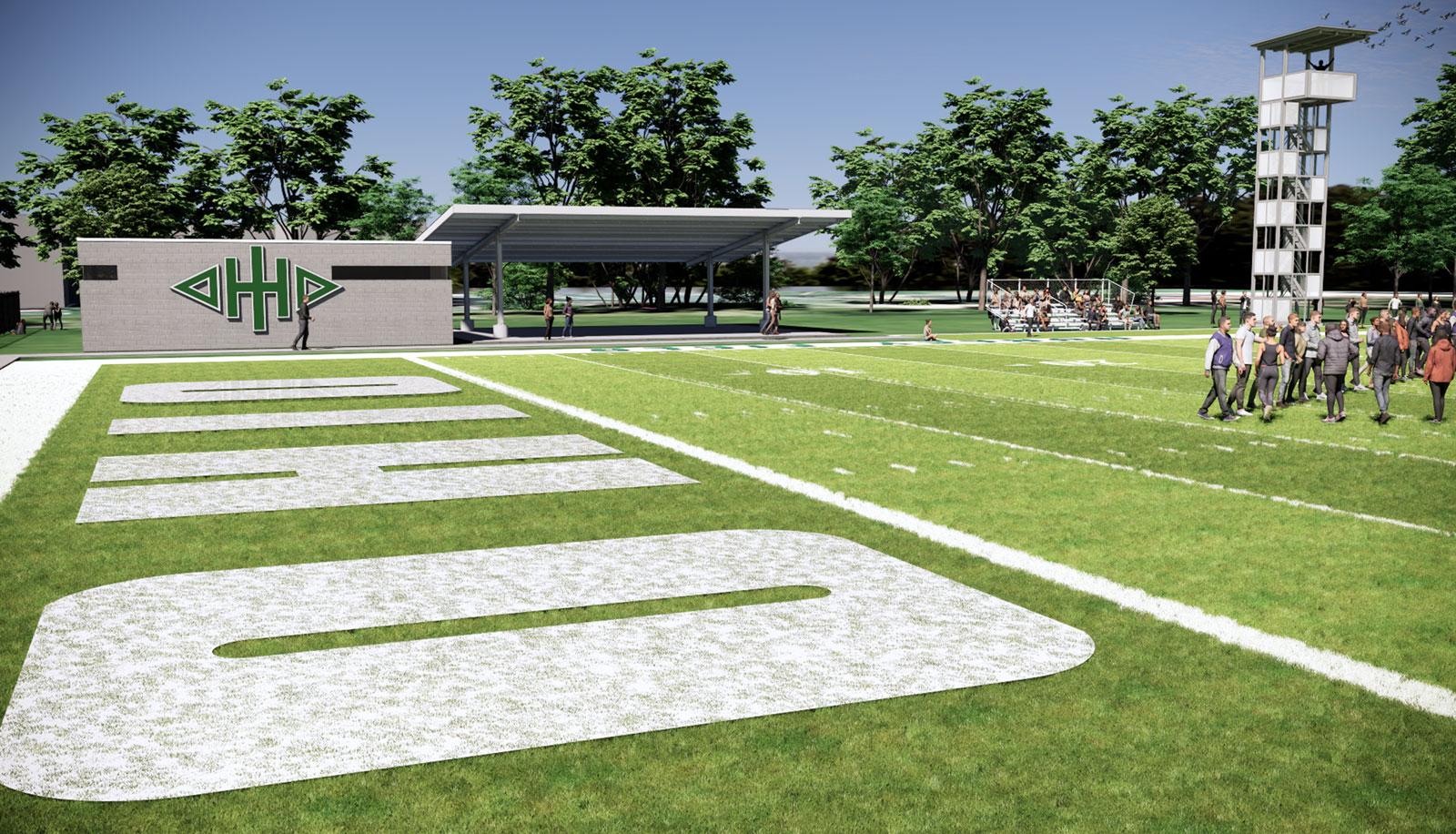 Render of new Marching 110 Band Complex