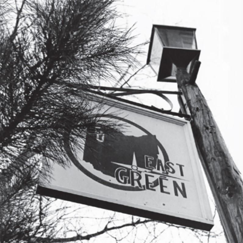 East Green sign