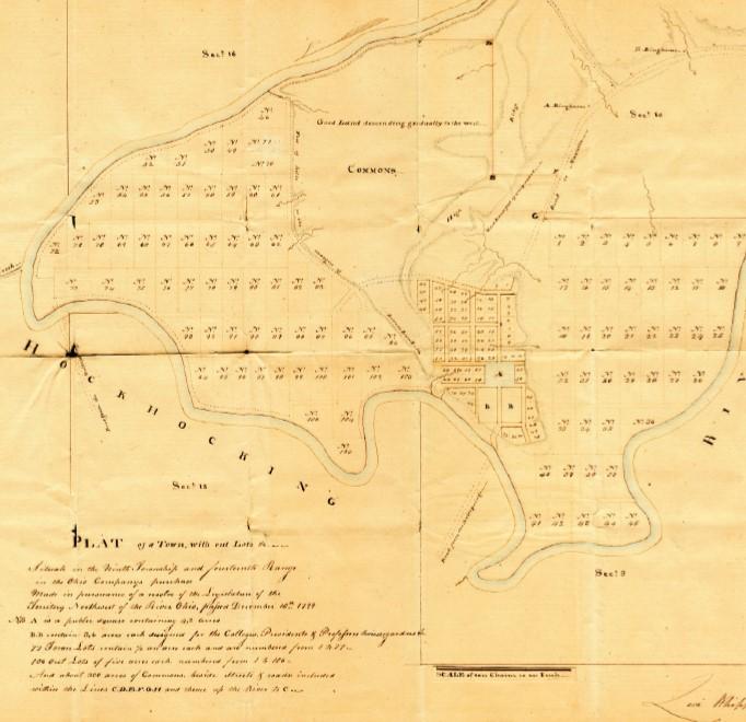 Preliminary plat for the City of Athens