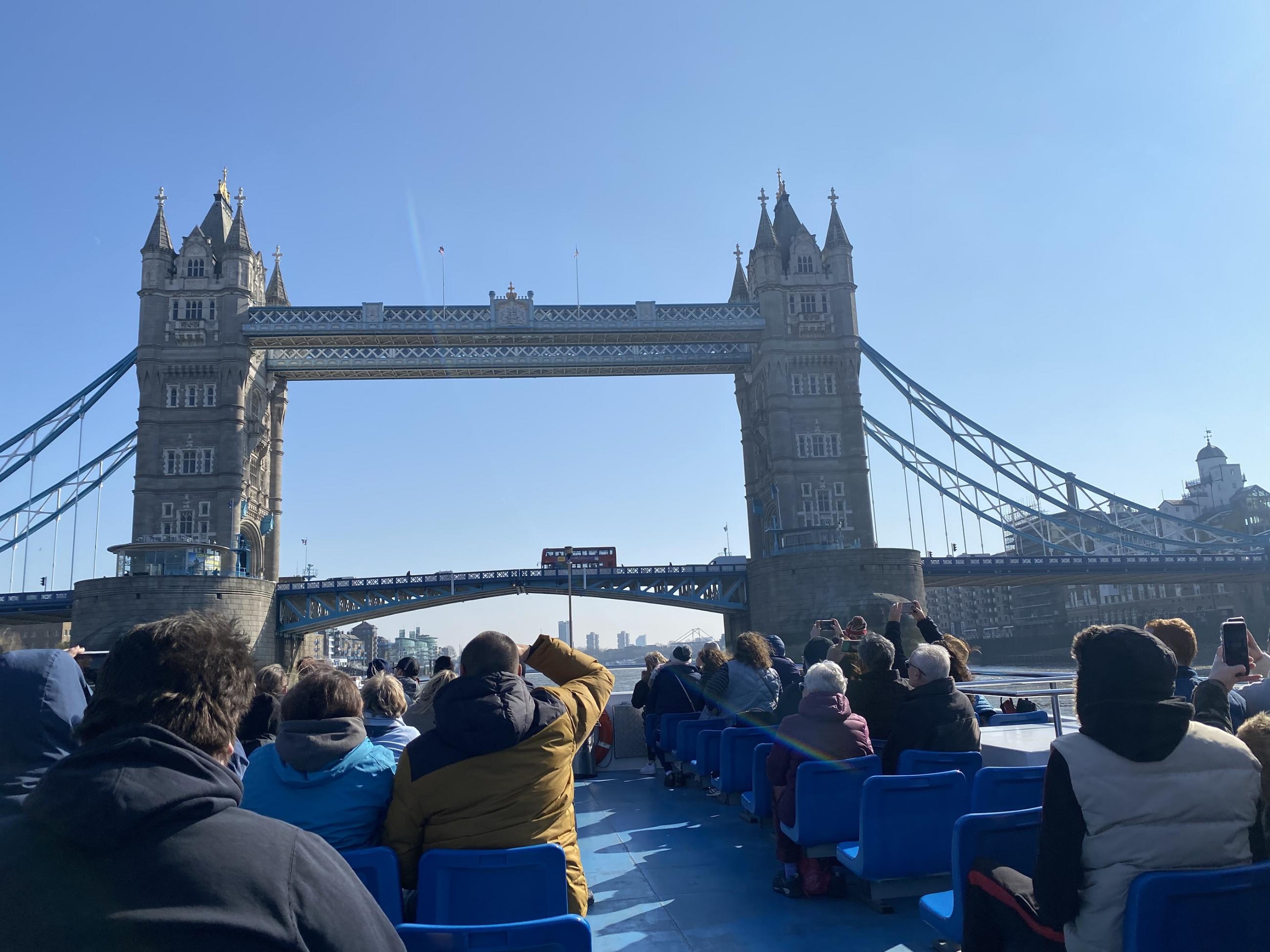 Tower Bridge in London.