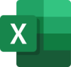 Microsoft Excel green and white graphic icon