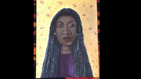 A painting of Tarana Burke