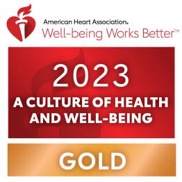American Heart Association  Well-Being Works Better. 2023 A culture of Health and Well-being GOLD