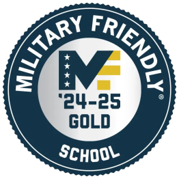 Military Friendly School - Gold - '24-'25 badge