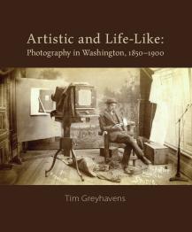 Sepia image of historical photographer on cover.