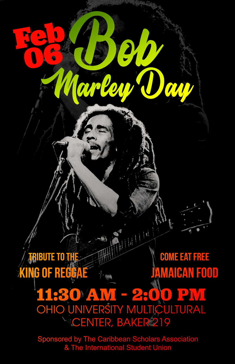 Bob Marley Day celebration is Feb. 6