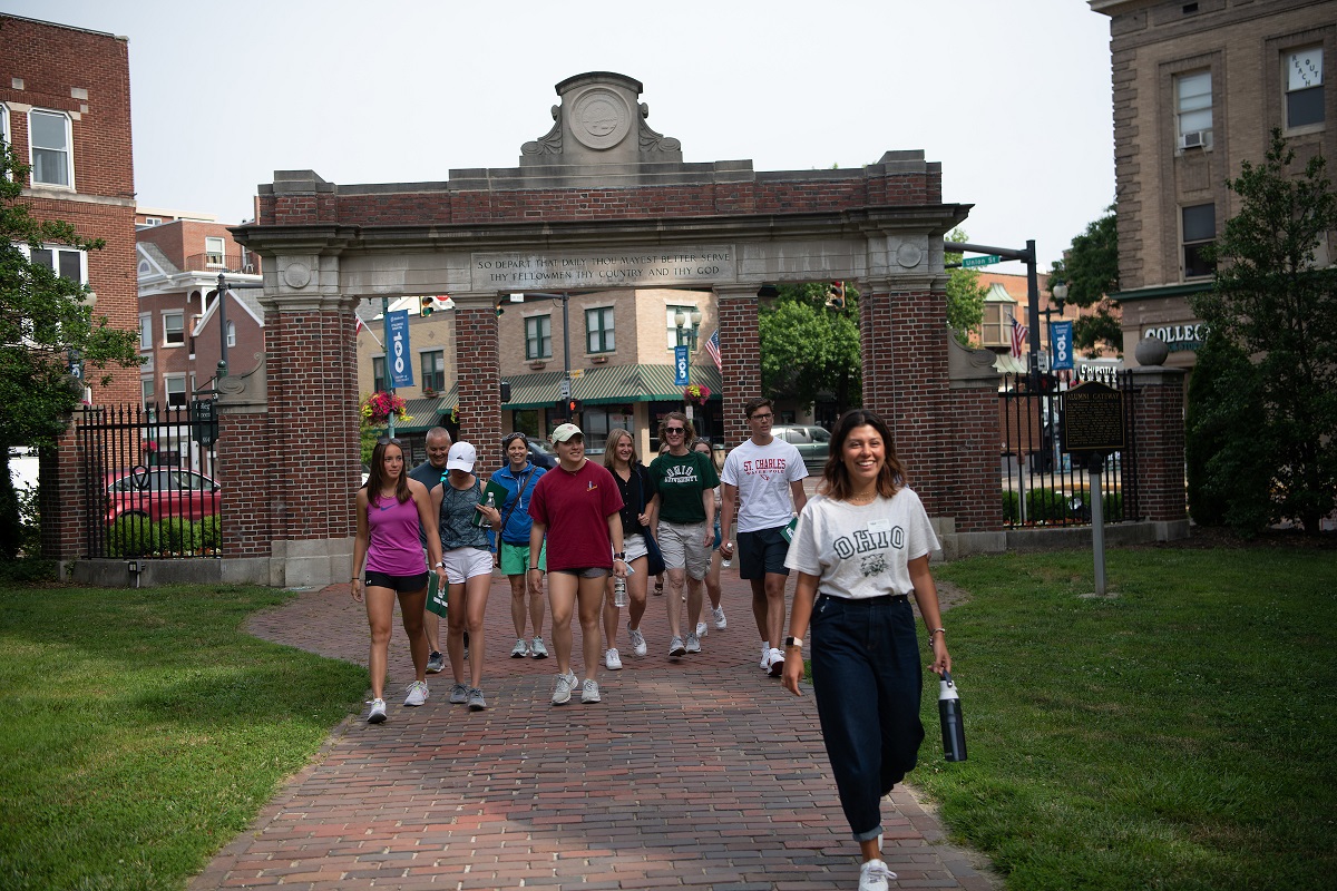 ohio university admissions tour