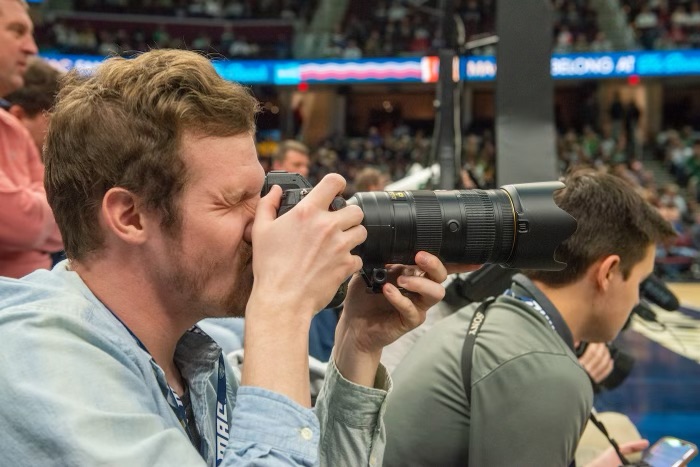 Ryan Grzybowski with camera