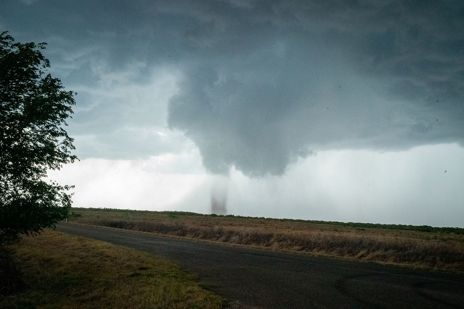 A tornado forms in Texas. “This was actually the best observation of this process I have personally had in nearly two decades of chasing because we witnessed the full range of the process.” – Dr. Jana Houser