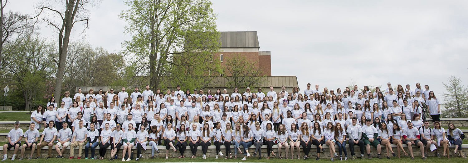 Group photo of Ohio University student in Bobcat Learning Communities