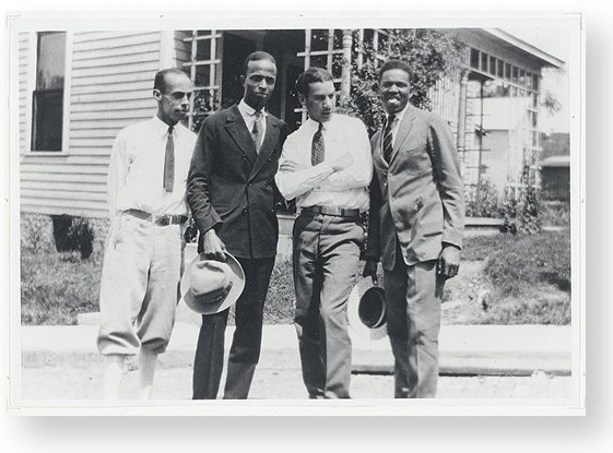 A 1919 photo of Alpha Phi Alpha men, members of OHIO’s first Black fraternity.