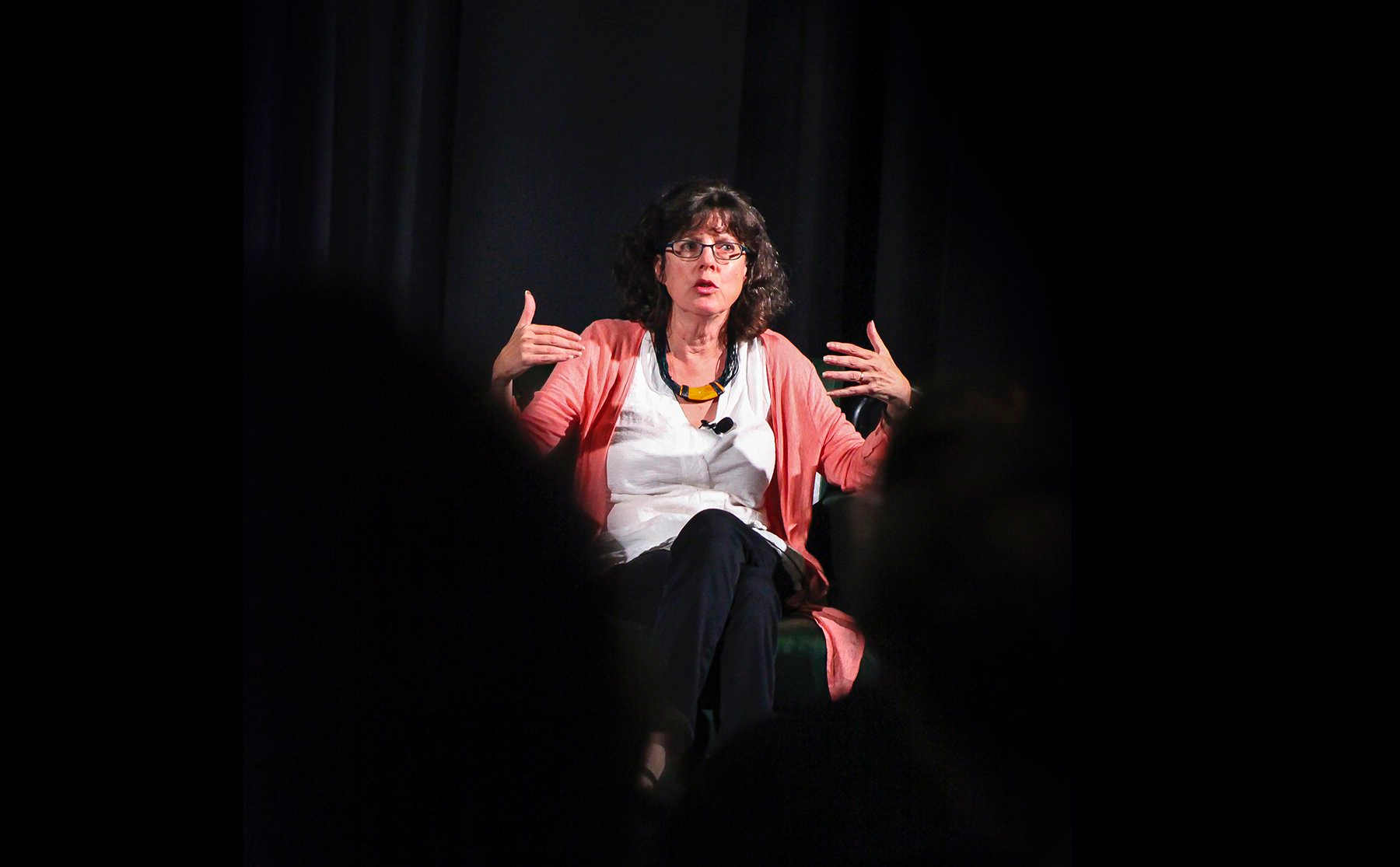 OHIO’s Kennedy Lecture Series welcomed Julie Cohen, co-producer and director of the Oscar-nominated documentary, “RBG,” in September. Photo by Ellee Achten, BSJ ’14, MA ’17