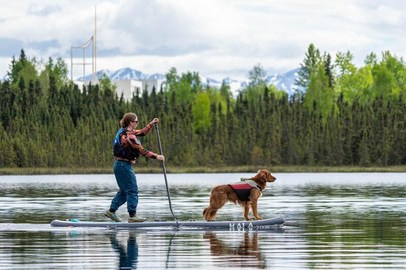 Loren Holmes’ photo of paddle board training