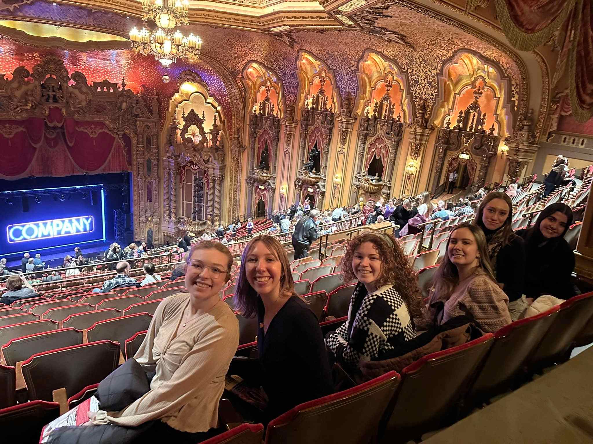 Alterio’s students seeing Company at the Ohio Theatre in Columbus.