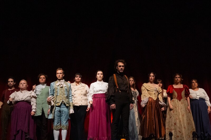 The cast of Sweeney Todd