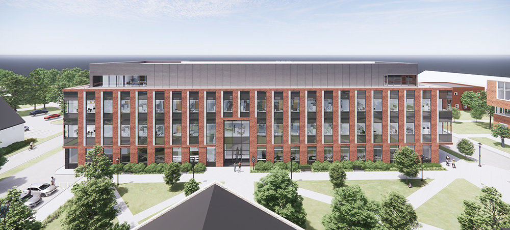 An artist rendering of the new Translational Research Facility on OHIO's Athens Campus.