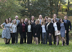 The CLDC’s professional and graduate assistant staff is seen in this fall 2017 photo.