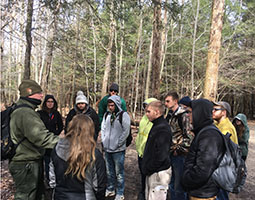 The trip to Cuyahoga Valley National Park included opportunities to talk to a wide variety of professionals at the park.