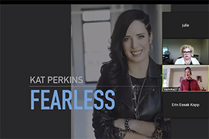 2020 Celebrate Women keynote speaker Kat Perkins, a singer-songwriter who was a finalist on the sixth season of NBC’s “The Voice,” shares her story of struggle and success in a virtual presentation titled “Living a Fearless Life.”