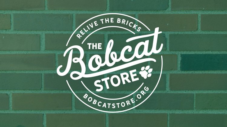 A new logo, inviting members of the OHIO community to “relive the bricks,” greets customers to the fully redesigned Bobcat Store, the official online store of the OHIO Alumni Association.