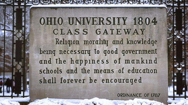 Pictured is Ohio University's Class Gateway.