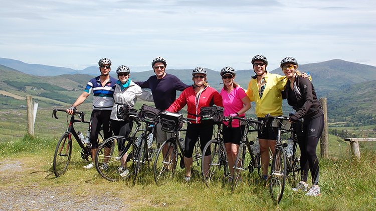 A group of OHIO alumni celebrate their friendships on a trip to Ireland