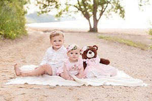 More than four years after Evie Kittle’s passing, the Kittle family has grown to include Thomas, age 2, and Eleanor, “Ellie,” 6 months. 
