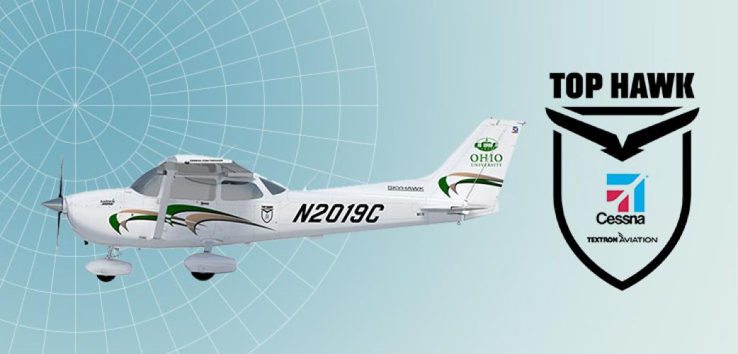 Banner of a Top Hawk Cessna