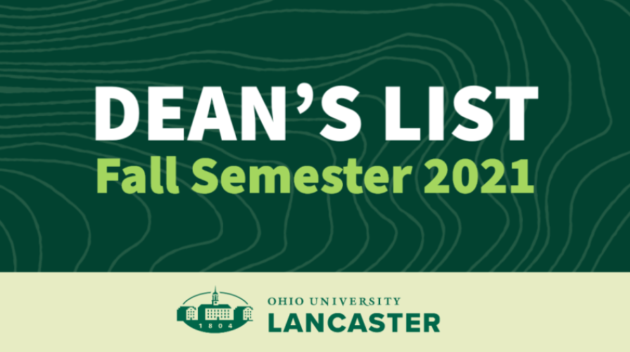 Dean's list, Fall Semester 2021, Lancaster