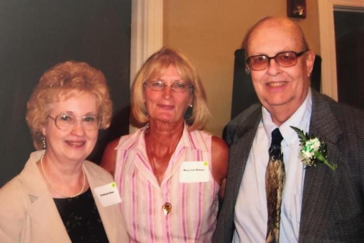 Stephanie Kline, Mary Lou Wilson, and Mike Kline at the 50th anniversary celebration for Ohio University Zanesville