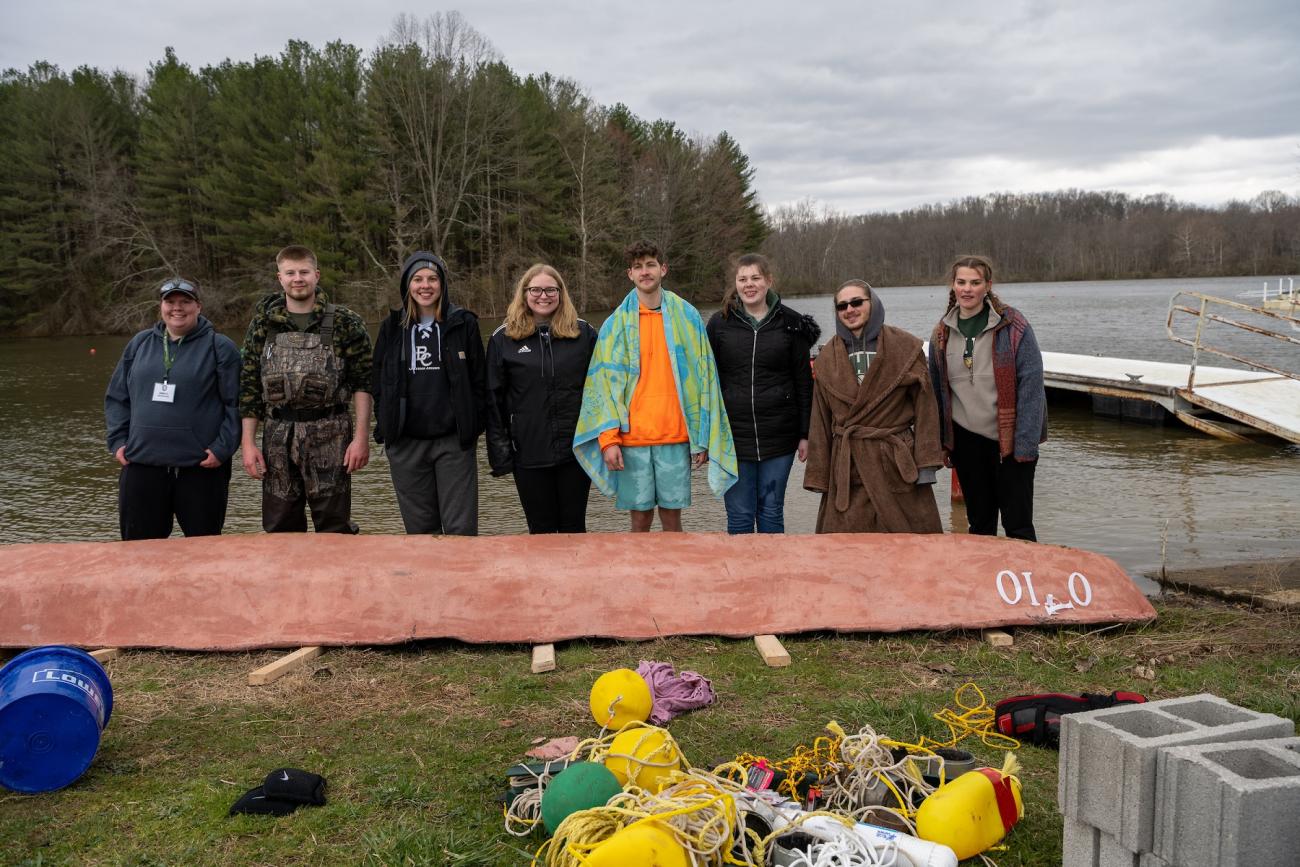 The Ohio University Concrete Canoe Team