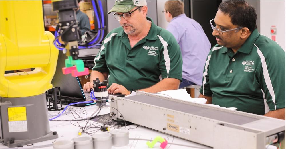 OHIO Professors Dr. Paul Deering (left) and Dr. Zaki Kuruppalil.