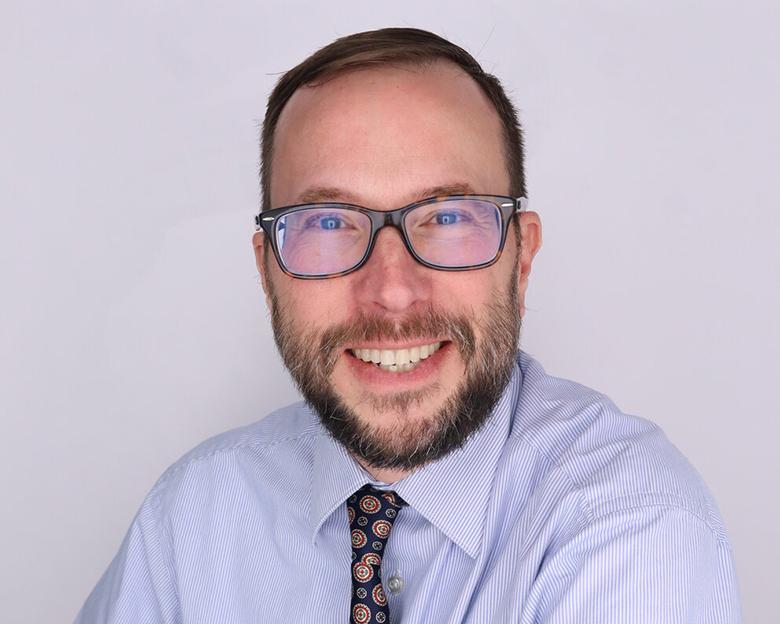 A headshot of Ohio University English Professor Paul Shovlin