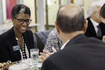 Janelle Coleman, BSJ ’95, was appointed to the Ohio University Board of Trustees in May 2013. Seven years later, she was elected chair of the University’s governing board. 