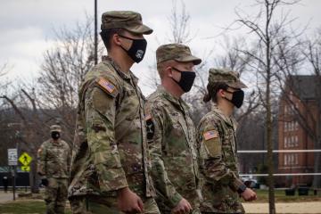 Bobcat Battalion change of command ceremony