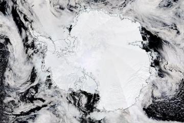 Antarctic sea ice, Jan. 6, 2022